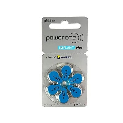 Image of Power One 10 Packs (60 Batteries) Cochlear Implant Batteries! 60 batteries by One.