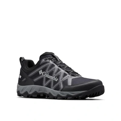 Image of Columbia PEAKFREAK X2 OUTDRY Waterproof Men&#039;s Low Rise Trekking And Hiking Shoes, Black x Ti Grey Steel, 10 UK