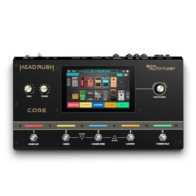 Image of HeadRush Core Guitar and Vocal Multi Effects Amp Modeling Processor with Cloning, Looper, Antares Auto Tune, Wi Fi, Touchscreen, Bluetooth