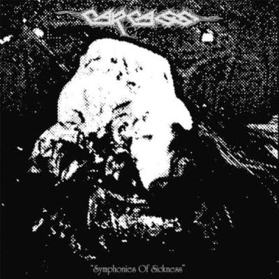 Image of Carcass Symphonies Of Sickness Clear/Black Splatter vinyl 2021 UK LP MOSH018FDR