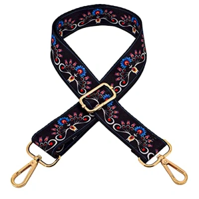 Image of ROYGBCP Purse Strap Replacement Crossbody Straps for Purses Guitar Style Multicolor Handbags