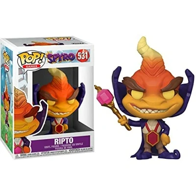 Image of Funko POP!. Vinyl Spyro The Dragon: Ripto Collectable Figure For Display Gift Idea Official Merchandise Toys Kids &amp; Adults Games Fans Model Collectors