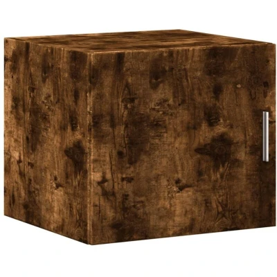 Image of vidaXL Wall Cabinet Smoked Oak 45x42.5x40 cm Engineered Wood