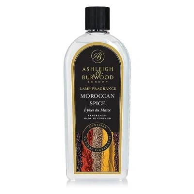 Image of ASHLEIGH &amp; BURWOOD Moroccan Spice Lamp Fragrance 1000 ml Made in the UK Spicy and Woody Scent