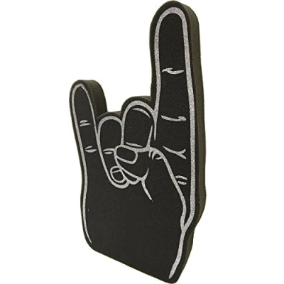 Image of Giant Rock Foam Hand the Night Away at Your Favourite Venue Grey