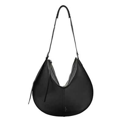 Image of Liebeskind Berlin Women&#039;s NAOMI NATURAL SHEEP HOBO L, 9999 Black, Large