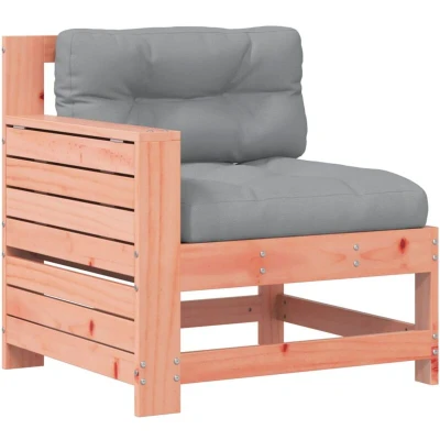 Image of vidaXL Garden Armrest Sofa with Cushion Solid Wood Douglas