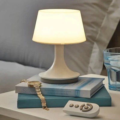 Image of Coopers of Stortford Battery Powered Rechargeable Table Lamp with Remote