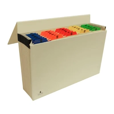 Image of Cathedral Products 31 Pocket Manila Expanding File With Numbered Tabs 1