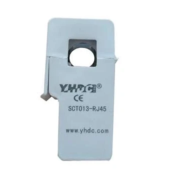 Image of YHDC Split Core Current Transformer SCT013 RJ45 100A/50mA Non invasive AC Sensor in white