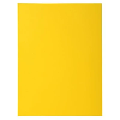 Image of Exacompta Ref 218011E Rocks Collection 1 Flap Folder 240 x 320mm in Size, Suitable for A4 Documents, 210gsm Material, Single Fold Over Lemon Yellow (Pack of 50)