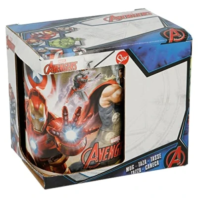Image of Stor Avengers &#039;Dust&#039; Ceramic Mug in Gift Box (02831), Multicoloured