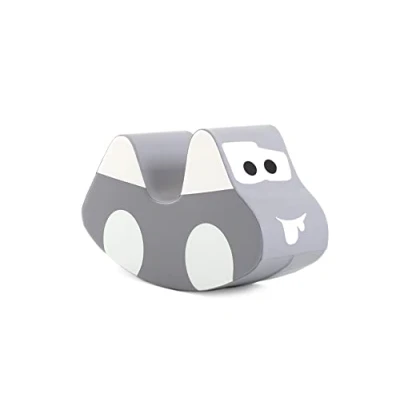 Image of IGLU Ride on Rocking Toy Car Soft Play Shape Grey