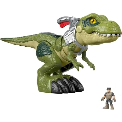 Image of Fisher Price Imaginext Jurassic World Mega Mouth T.Rex Dinosaur Toy