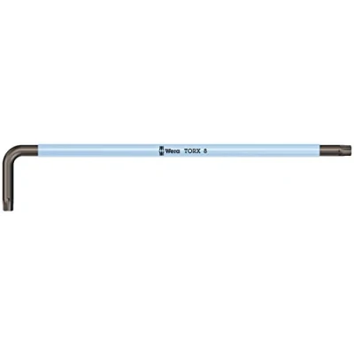 Image of Wera 967 SXL TORX® Multicolour BlackLaser Long L Key, TX 8 x 90 mm, 05024481001
