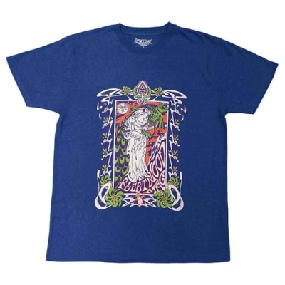 Image of Paradiso Clothing LADY Print Tshirt, Size: Small, Blue