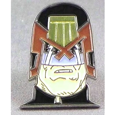 Image of Metal Enamel Pin Badge Judge (Joseph) Dredd (2000 AD)