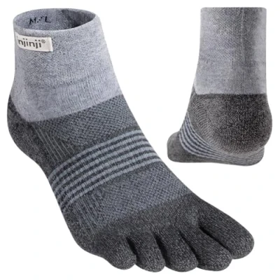 Image of Injinji Trail Midweight MiniCrew Xtralife Teensokken Granite Dames