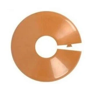 Image of Be Creative Radiator Pipe Collars Plastic Covers Pack of 2, 10mm (Oak)