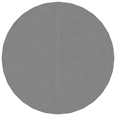 Image of vidaXL Light Grey Pool Ground Cloth Durable Round Polyester Geotextile Protection Mat for Swimming Pools, Diameter 224 cm