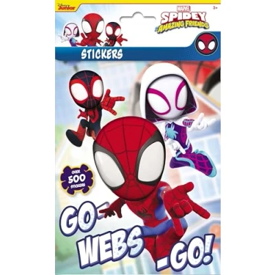 Image of Design Group Spidey &amp; Friends Sticker Sheets 500+ Stickers Childrens Creative Activity Gift Age 3+