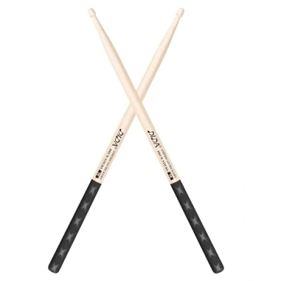 Image of Drum Sticks, American Hickory Drumsticks, Drumsticks for Drum, Non Slip Grip, Percussion Professional, Live Performance &amp; Kit Practice Accessories (1 Pair, 5B, Hickory)