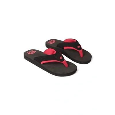 Image of Animal Jekyl Kids Flip Flops Slip on &amp; Lightweight Footwear with Soft Padded Straps for Boys Girls Best Spring, Summer, Beach Outdoors Jet Black Shoe Size 12