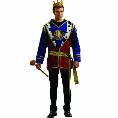 Image of Dress Up America Noble King Costume Set For Adults One Size (Adults)