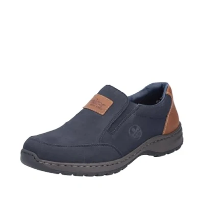 Image of Rieker Men&#039;s 03354 Loafer, Blau, 10 UK