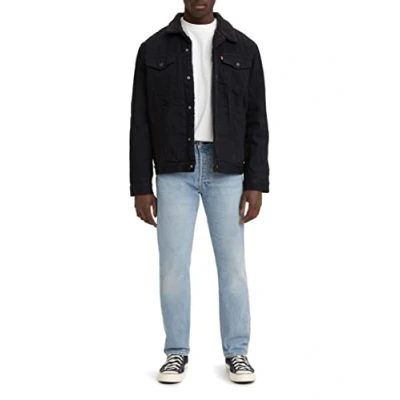 Image of Levi&#039;s Men&#039;s 501 Original Fit Jeans, Basil Sand, 28W / 32L