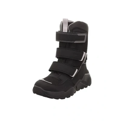 Image of Superfit Rocket Winter boots for kids, Size: 2.5/3, Schwarz/grau Imitation leather/ textile