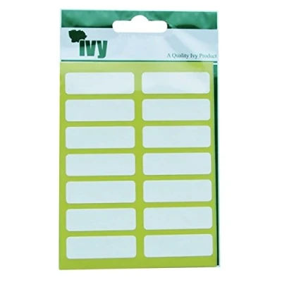 Image of White Labels 12X38MM 232150