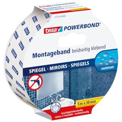 Image of tesa Powerbond Mirror, 5m x 38mm, 55734 00000 02