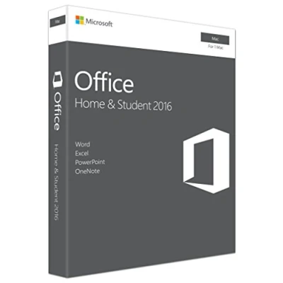 Image of Microsoft Office Home and Student 2016 Mac Box