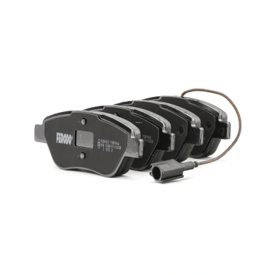 Image of 77364158 brake pad set FERODO PREMIER ECO FRICTION FDB1466 incl. wear warning contact with caliper screws accessories FIAT: 500 Hatchback