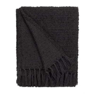 Image of Yard Candar Textured Boucle Fringed Throw