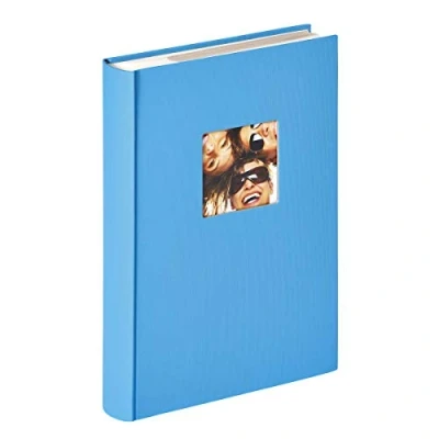 Image of walther Design Photo Album Ocean Blue 300 Photos 10 x 15 cm Memo with Punched Cover, Fun ME 111 U