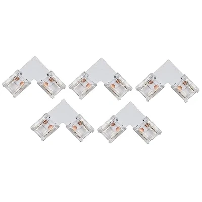 Image of Lyyt Solderless Single Colour COB LED Strip 10mm Connectors 5 Pack L