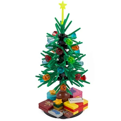 Image of Christmas Tree 12cm Made with Genuine LEGO Parts Instructions Included
