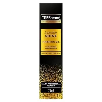Image of TRESemmé Lamellar Shine Finishing hair Oil with patented Technology lightweight treatment for an ultra glossy salon finish 75 ml
