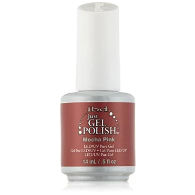 Image of IBD Just Gel Polish Mocha Pink LED and UV Pure 14ml