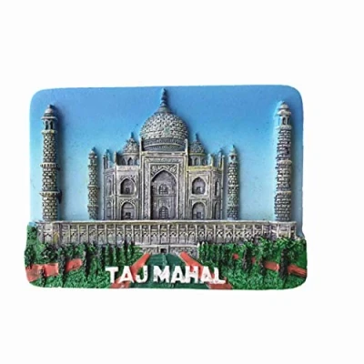 Image of Taj Mahal Agra India Fridge Magnet Souvenir Gift Home &amp; kitchen Decoration Magnetic Sticker Refrigerator Collection