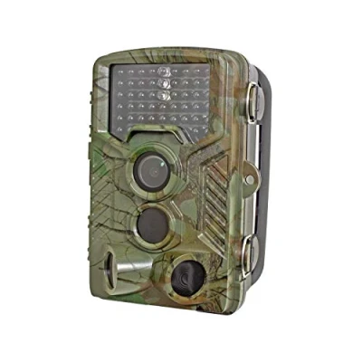 Image of Green Feathers Wildlife Trail Camera 1080p HD, 16MP with Night Vision, External Memory Slot, Motion Detection, IP66 Waterproof.