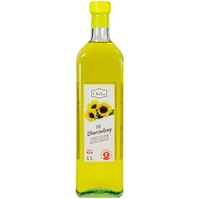 Image of Raw Sunflower Oil, Unrefined, Cold Pressed, Crude Ol’Vita (1000 ml)