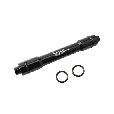 Image of VOANZO Black Aluminum Alloy Conversion Skewer Adapter 15mm Front Thru Axle to 9mm Quick Release Mountain Bike Hub 100mm