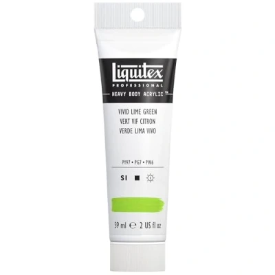 Image of Liquitex Professional Heavy Body Acrylic Paint 59 Ml Tube, Vivid Lime Green