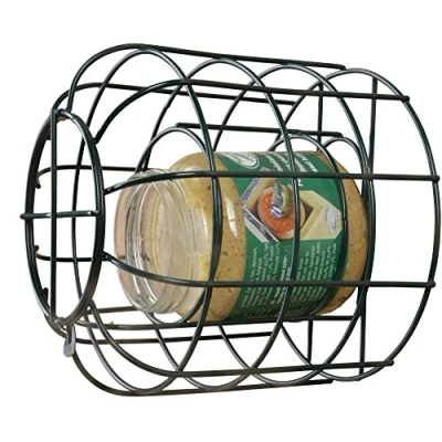 Image of Esschert Design 2075463 Squirrel Proof Peanut butter Feeder, Green (Peanut not included)