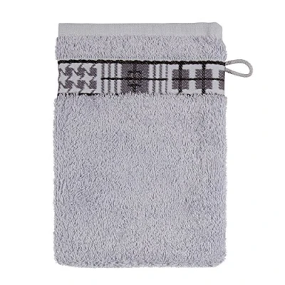 Image of frottana Fjord wash Glove, made of 100% cotton, Silver, 20 x 15 cm