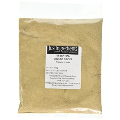 Image of JustIngredients Essentials Ginger Ground, 100 g Pack of 5