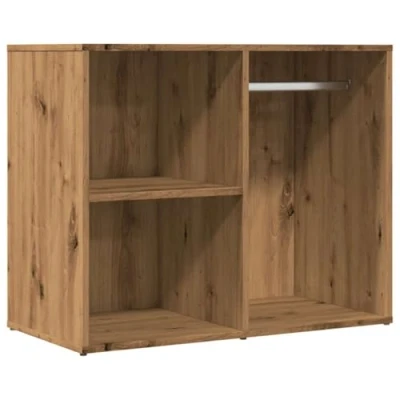 Image of vidaXL Dressing Cabinet Artisan Oak Modern Bedroom Storage Unit, 80x40x65 cm, Engineered Wood